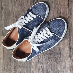 Frye Denim and White Women's Sneakers